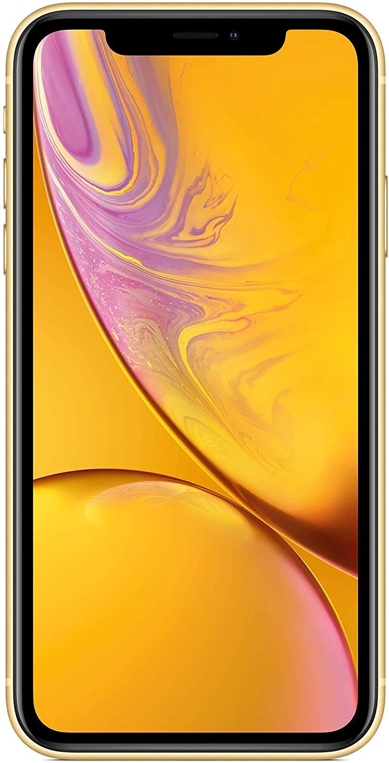 Apple iPhone XR, 64GB, Yellow (Renewed)