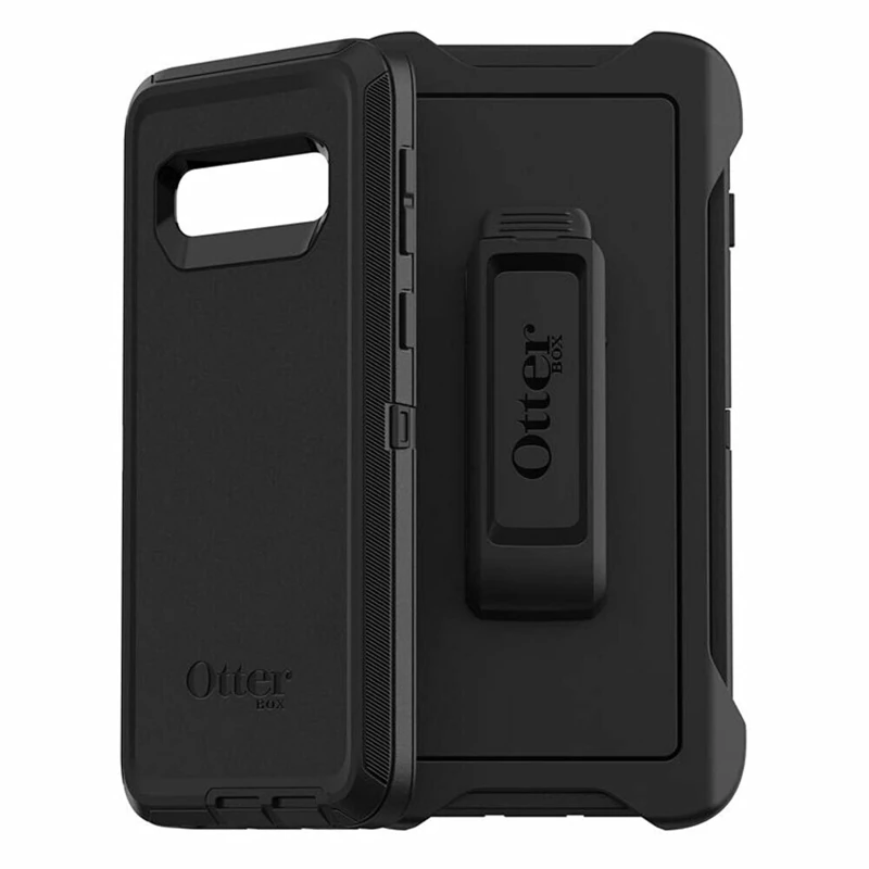 OtterBox Defender Case for Galaxy S10, Shockproof, Drop Proof, Ultra-Rugged, Protective Case, 4x Tested to Military Standard, Black - Image 1