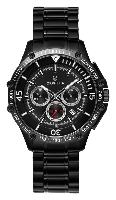 ORPHELIA Mens Quartz Watch, Chronograph Display and Stainless Steel Strap OR82813