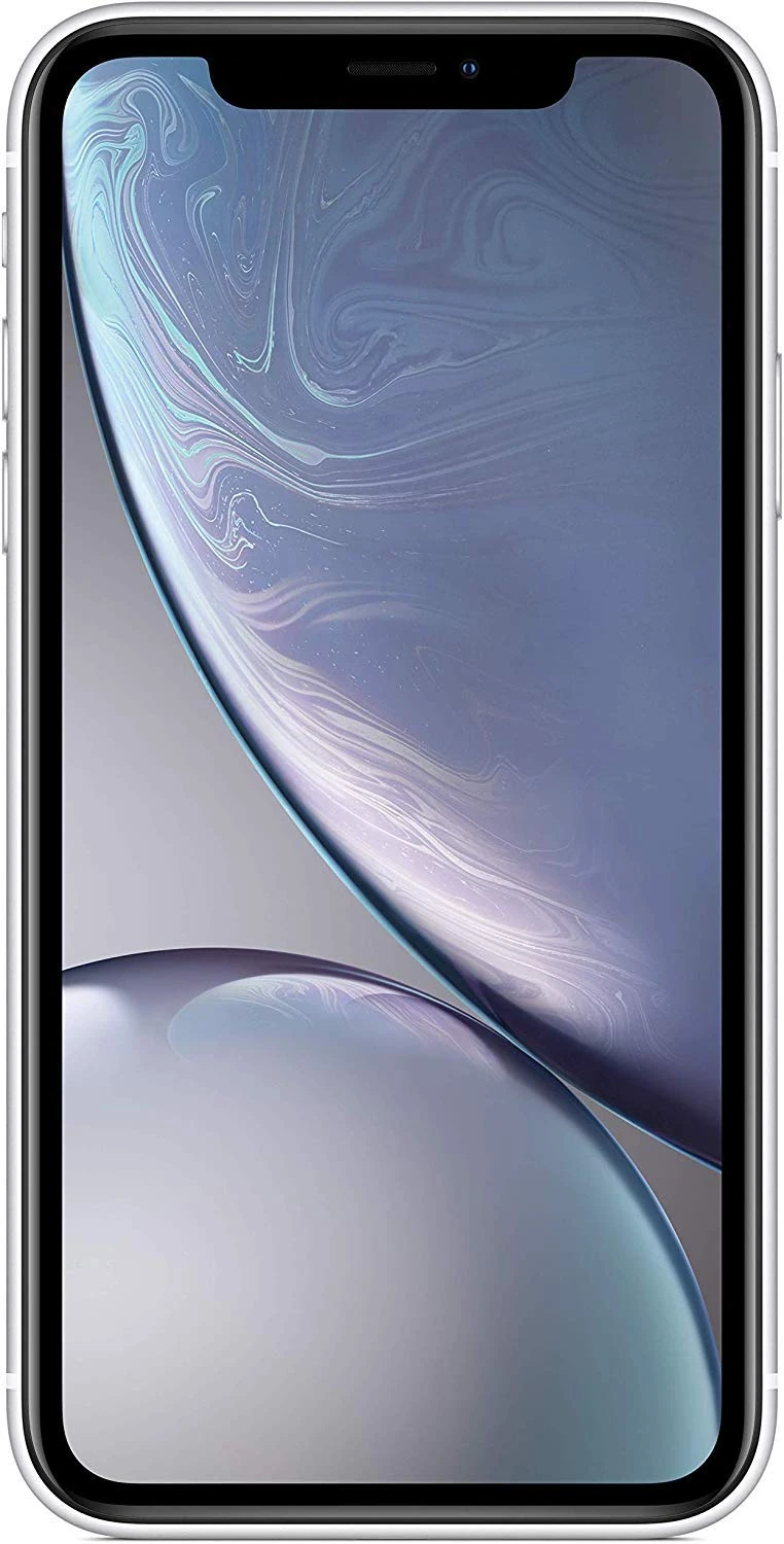 Apple iPhone XR, 128GB, White (Renewed)