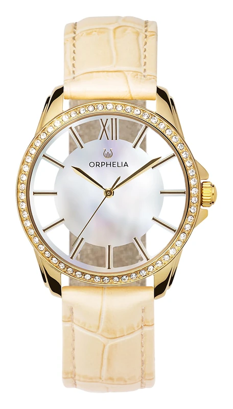 ORPHELIA Womens Quartz Watch, Analogue Classic Display and Leather Strap OR11807