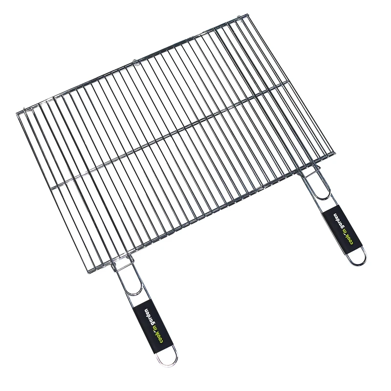 Cook'in Garden Gr026 Double Rectangular Grill - 60 x 40 cm