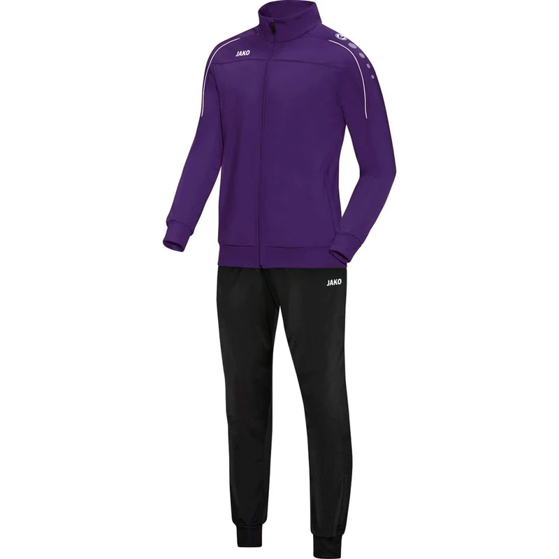 JAKO Unisex Children's Tracksuit Polyester Classico Purple, 116 - Image 1