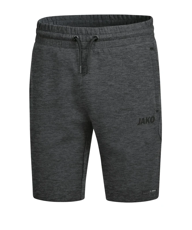 JAKO Men's Premium Basics Shorts, Charcoal Mottled, S