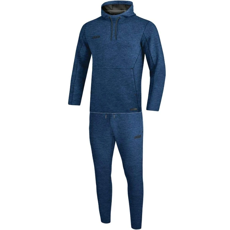 JAKO Men's Premium Basics Met Capuchon Jogging Suit, Navy Mottled, M EU