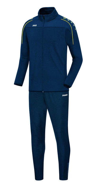 JAKO Children's Classico Tracksuit Nightblue/Citro, 128