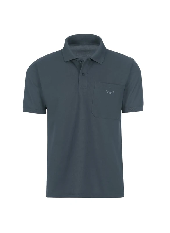 Trigema Men's 627602 Polo Shirt Not Applicable, Grey (Anthrazit 018), Medium