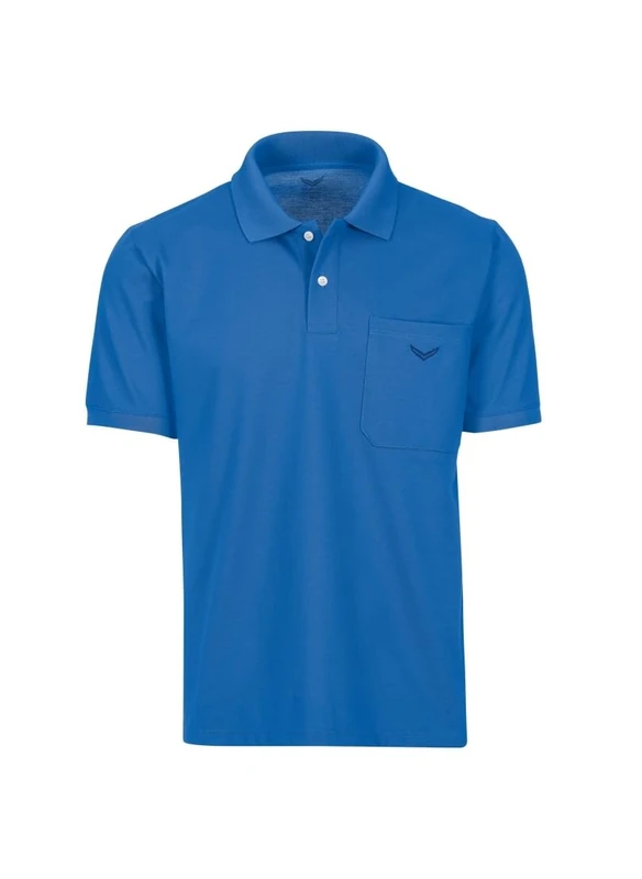 Trigema Men's 627602 Polo Shirt Not Applicable, Blue (Electric-Blue 048), XX-Large - Image 1