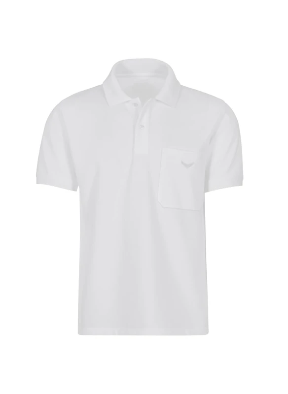 Trigema Men's 627602 Polo Shirt Not Applicable, White (Weiss 001), Medium - Image 1