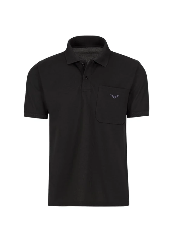 Trigema Men's 627602 Polo Shirt, Black (Schwarz 008), Medium