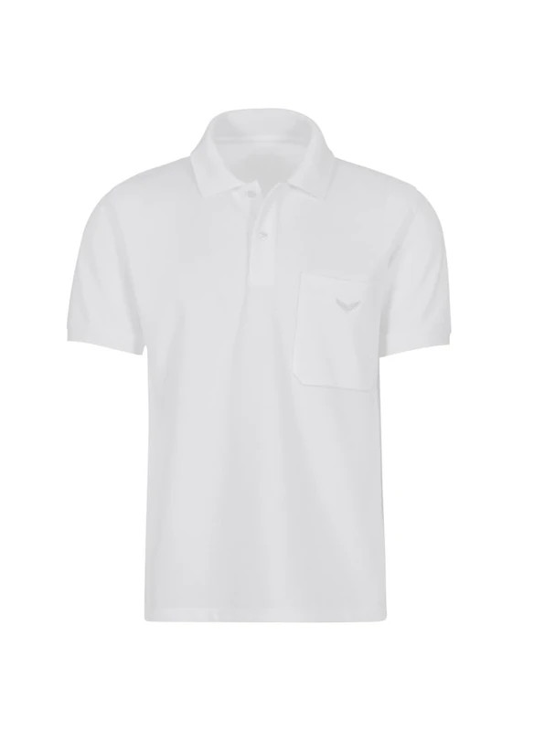Trigema Men's 627602 Polo Shirt, White (Weiss 001), XXXXX-Large
