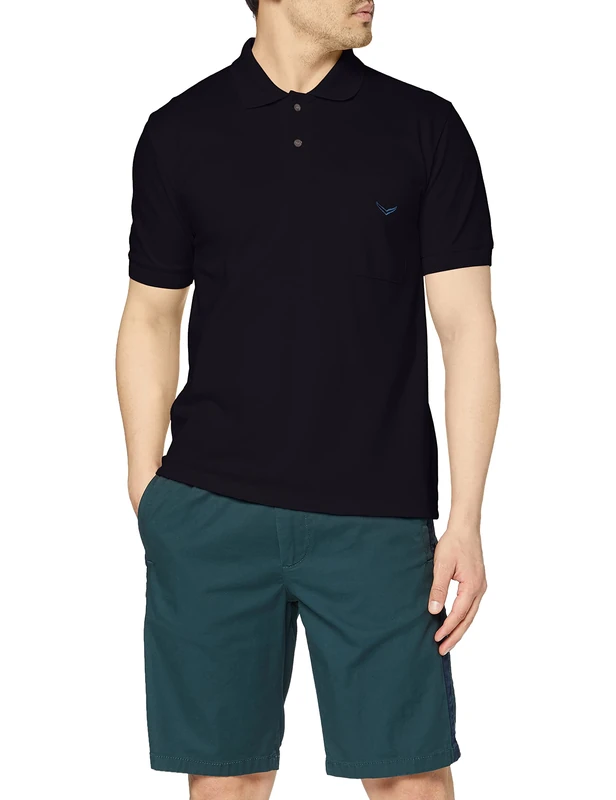 Trigema Men's 627602 Polo Shirt, Blue (Navy 046), XXXXX-Large