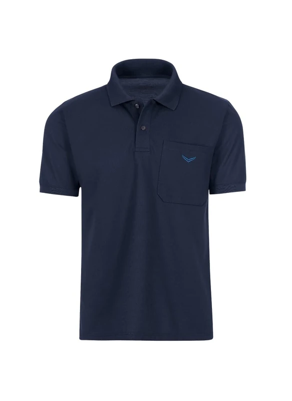 Trigema Men's 627602 Polo Shirt, Blue (Navy 046), XXXX-Large