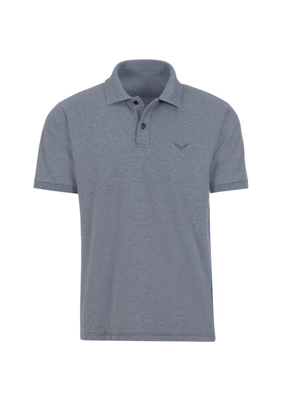 Trigema Women's 527601 Polo Shirt Not Applicable, Grey (Steingrau-Melange 246), X-Large