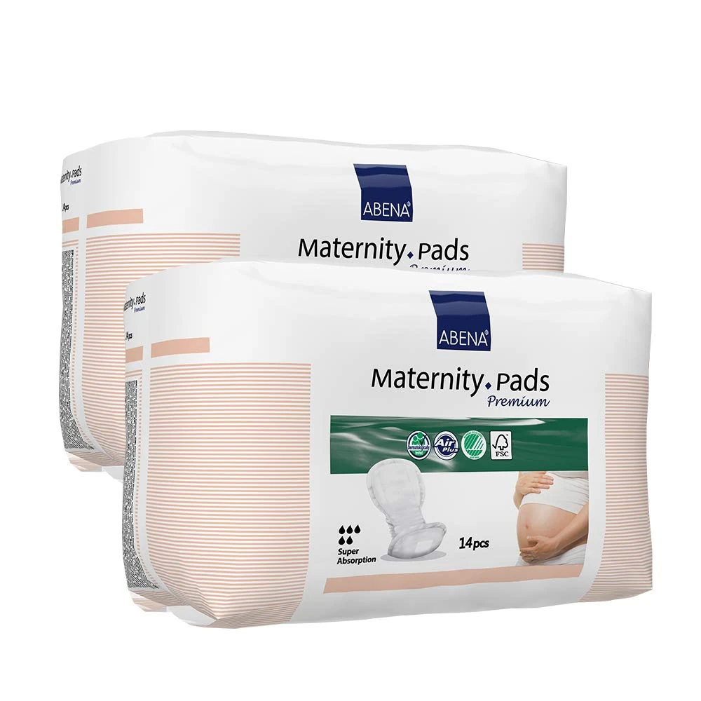 Abena Premium Maternity Pads, 14-Piece | 2 Packs