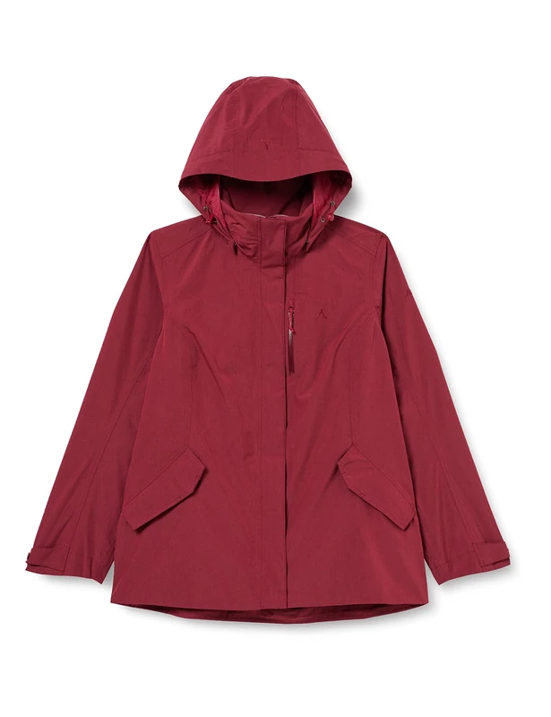 Schöffel ZipIn! Jacket Fontanella2 Women's Fleece, Beet Red, 42