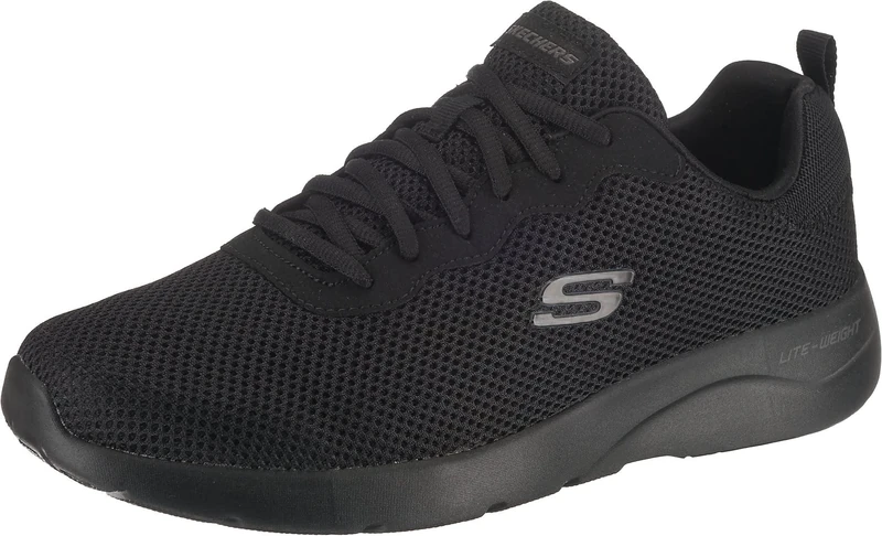 Skechers Men's Dynamight 2.0- Rayhill Trainers, Black, 13 UK