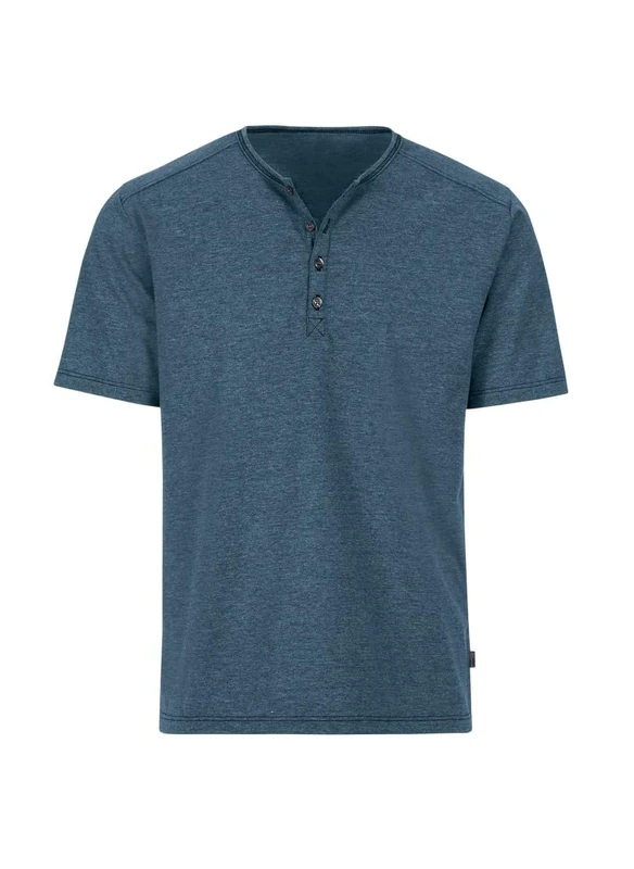 Trigema Women's 537204 T-Shirt Not Applicable, Blue (Jeans-Melange 643), XXX-Large