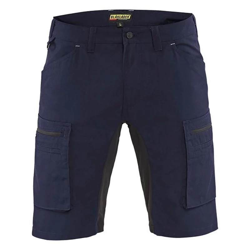 Blakläder 71491845 Women's Service Shorts Stretch, Dark Navy/Black, C50