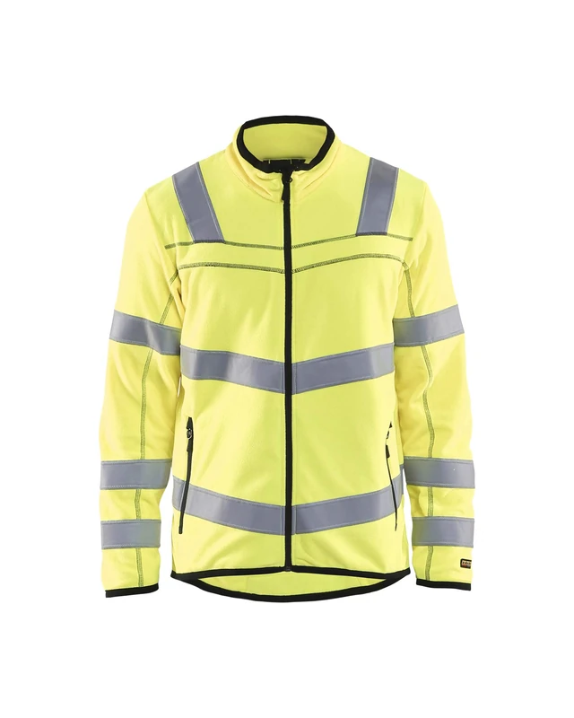 Blaklader 49411010 High Viscose Microfleece Jacket, Yellow, Large XS