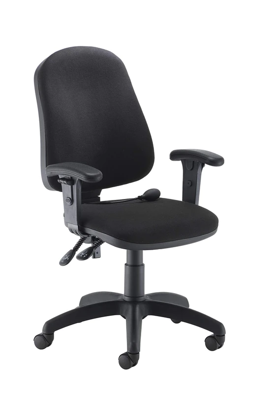 Jemini Intro Posture Chair with Arms 640x640x990-1160mm Black KF822592