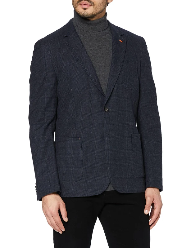 Camel Active Men's 444805/2507 Blazer Not Applicable, Blue (Dark Blue 42), 98