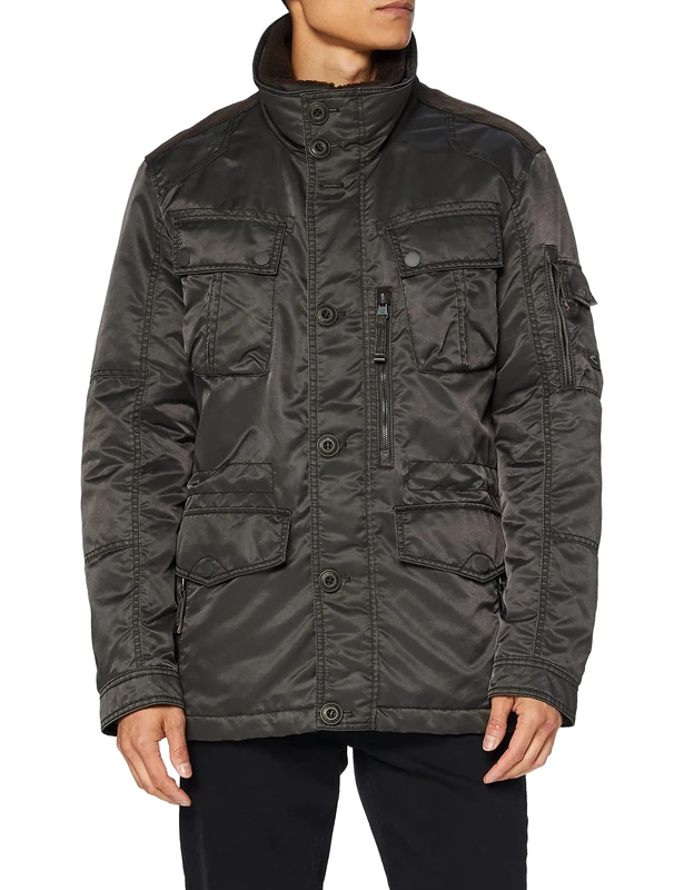 camel active Men's 420610/2442 Jacket, Brown, XXXL (Size: 29)