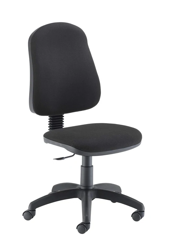 Office Hippo High Back Swivel Desk Chair, Ergonomic Home & Office Chair With Height Adjustable Seat & Backrest, Generous Seat For Extra Comfort, Daily Use Computer Chair - Black