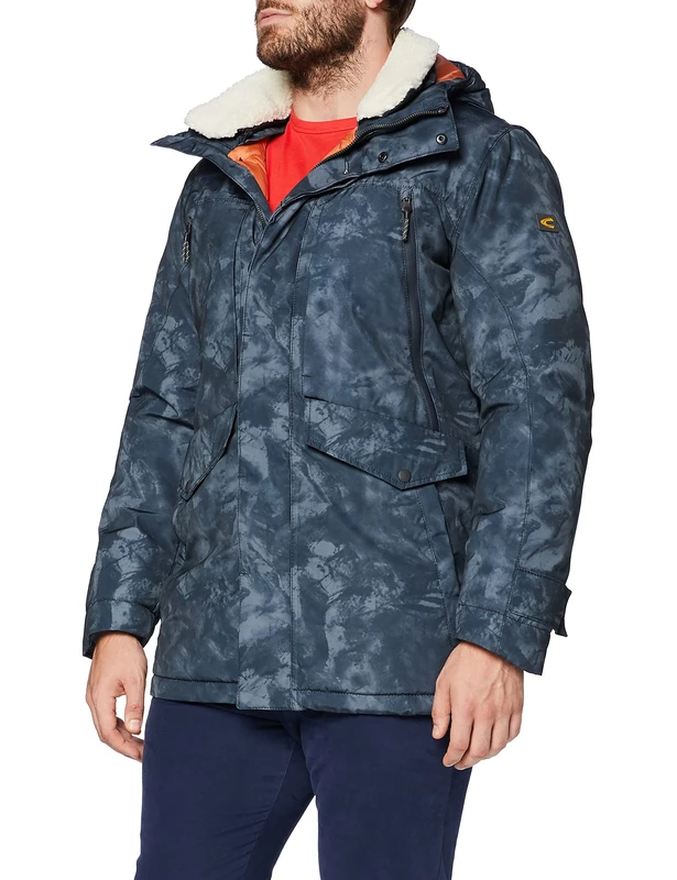 camel active Men's 420664/2r63 Jacket, Grey, M(Size: 50)