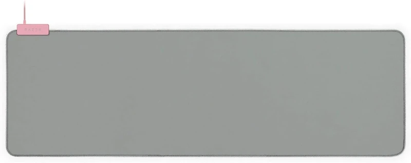 Razer Goliathus Extended Chroma - Soft Extended Gaming Mouse Mat with Razer Chroma RGB Lighting (Cable Holder, Fabric Surface, Quilted Edge, Optimized for all Mice) Quartz Pink