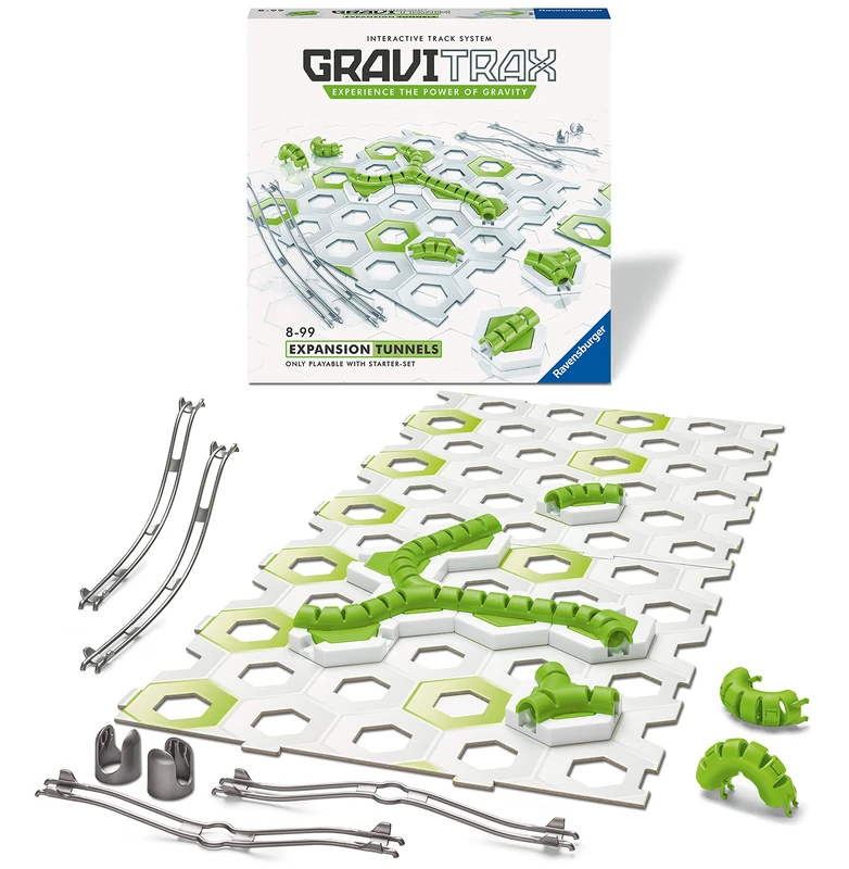 Ravensburger GraviTrax Tunnel Expansion Pack Add On Extension Accessory - Marble Run, STEM and Construction Toy For Kids Age 8 Years and Up