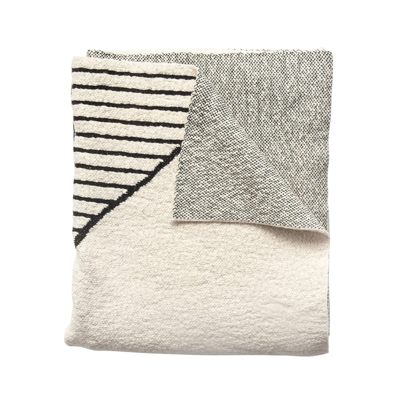 Bloomingville Throw, Black