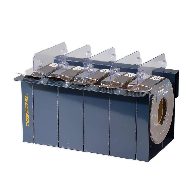 POWERTEC Multi-Grit Turner Mesh Sandpaper Roll Modular System, AO Abrasive - Image 1