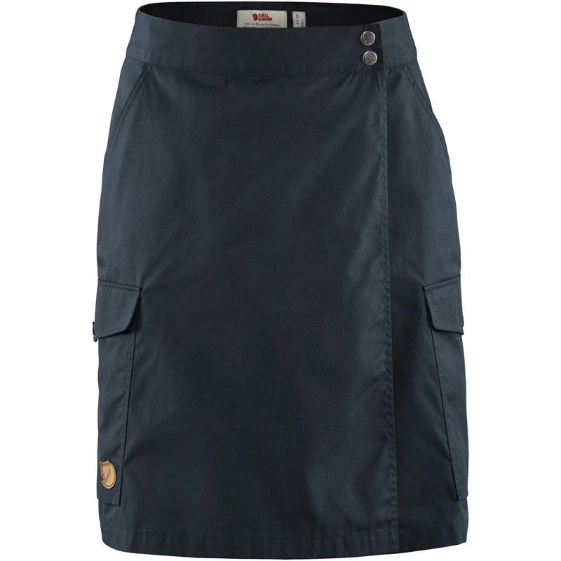 FJALLRAVEN F89844-555 Övik Travel Skirt W Dark Navy 36