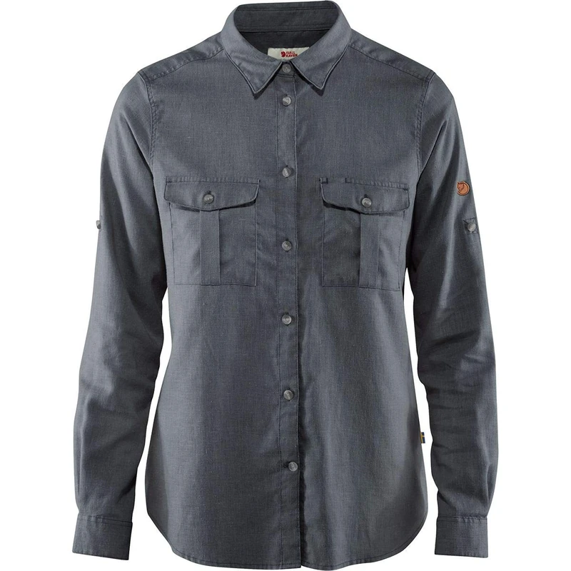 Fjallraven 89843 Övik Travel Shirt LS W Shirt Womens Dusk M