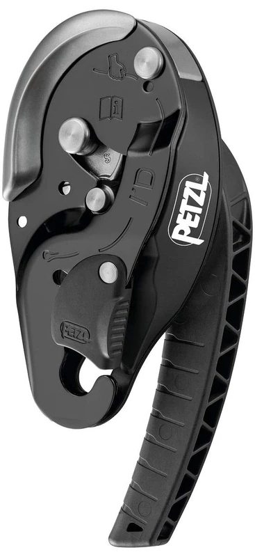 PETZL Unisex_Adult D020AA01 I'd S Descender Black, Solid, standard size
