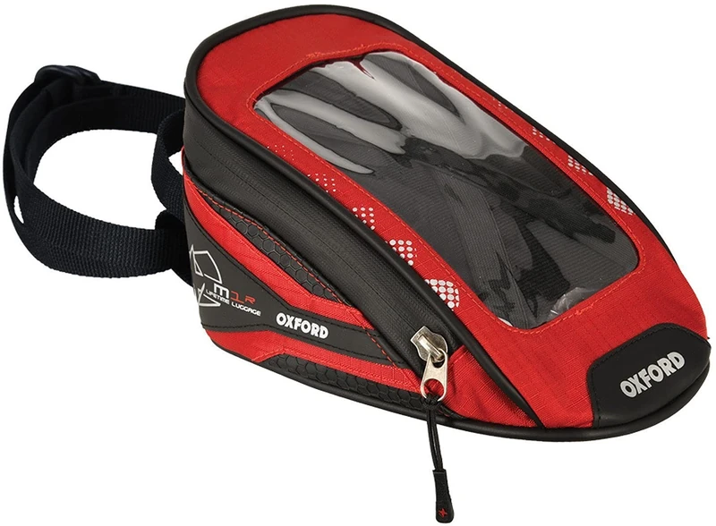 Oxford Red M1R Micro Tank - 1 Litre Motorcycle Bag