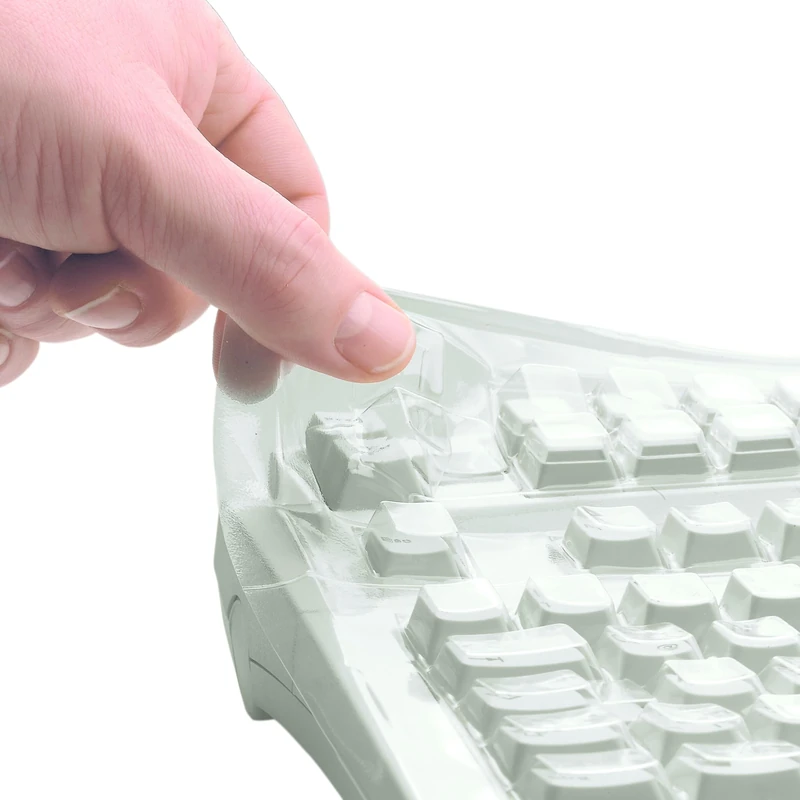 CHERRY WetEx, Flexible Keyboard Protection Film for CHERRY KC 1000 SC/SC-Z, SECURE BOARD 1.0, ISO-Layout, Protection against Soiling from Liquids, Dust, Debris - Image 1