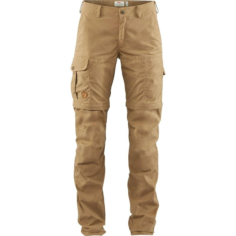 Fjallraven Karla Pro Zip-Off Trousers W Sport Trousers - Dark Sand, 44