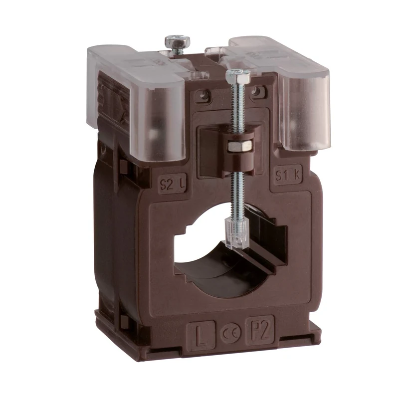 Current converter for low voltage mains measurements for cable/current rail for push-through, primary current: 250 A, secondary current: 5 A, cable cross section: 27 mm², accuracy class: CL 0.5-1