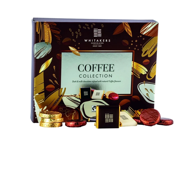 Coffee Collection - Milk & Dark Whitakers Chocolates Box 170g (Pack of 1)