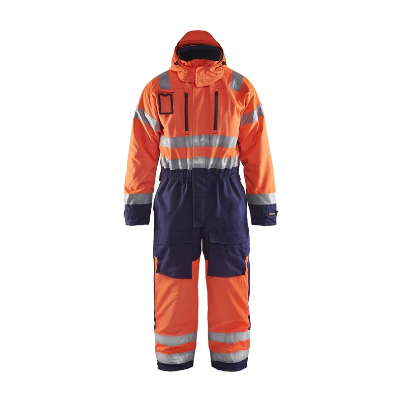 Blakläder 676319775389D108 Winter Overall, High Vis Orange/Navy, Size D108