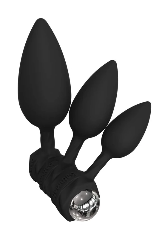 Bathmate Anal Training Plug with Vibe Black