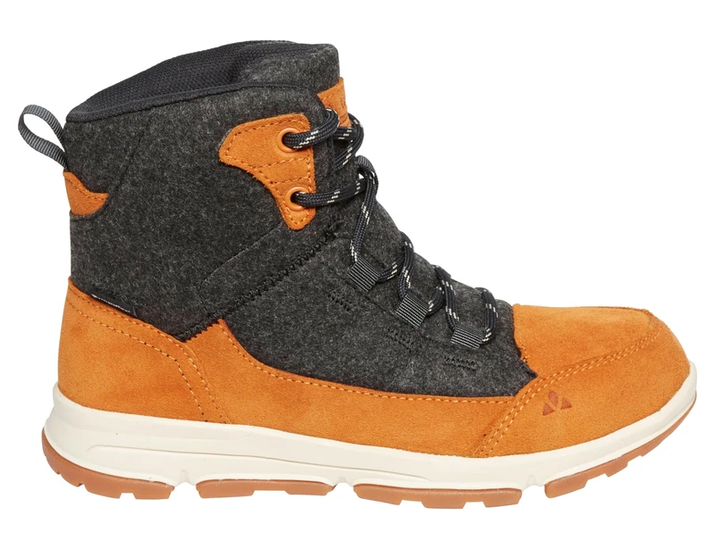 VAUDE Boys UBN Kiruna Mid Classic Boots, Orange Madder, 3 UK