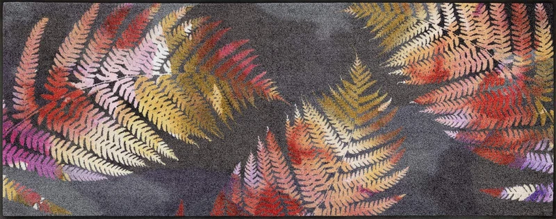 Wash+Dry Doormat, Polyamide Back: Nitrile Rubber, Multicoloured, 75x190cm