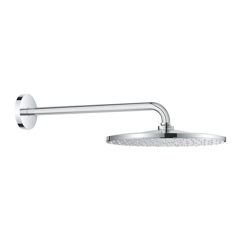 GROHE Rainshower 310 Mono Head Shower Set, 310mm Wall-Mounted Shower Head with 422mm Shower Arm, Chrome Finish, Round Shape 26557000