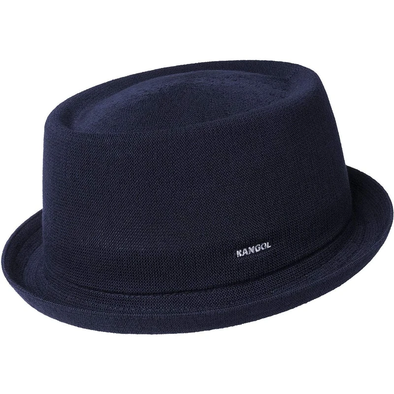 Kangol Men's Hat Bamboo Mowbray Pork Pie Dark Blue, Herren:XL - Image 1