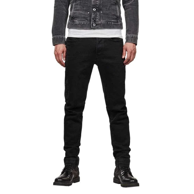 G-Star Men's Citishield 3D Slim Tapered Jeans, Black (jet black water protected D14456-B479-A840), 26W / 32L - Image 1