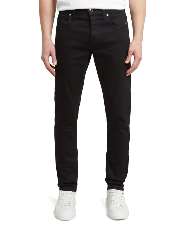 G-STAR Men's 3301 Slim Jeans, Black (pitch black 51001-B964-A810), 34W / 38L