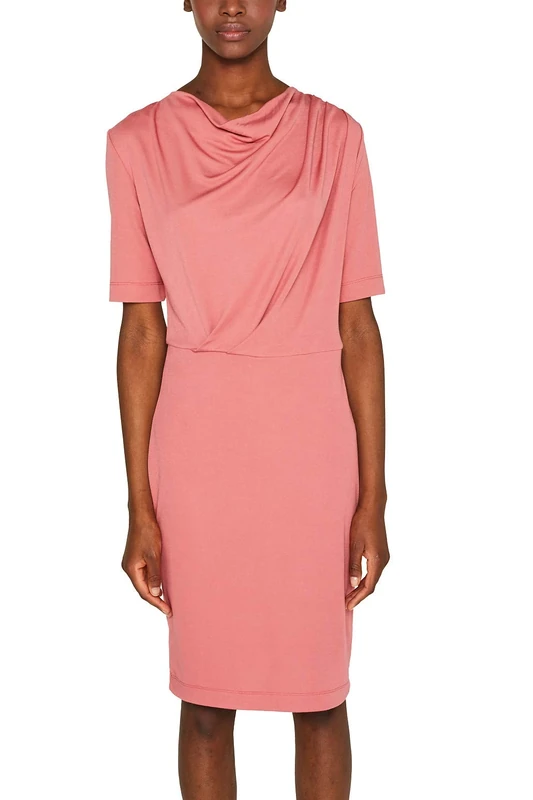 ESPRIT Collection Women's 049eo1e002 Dress Not Applicable, Orange (Salmon 860), Large